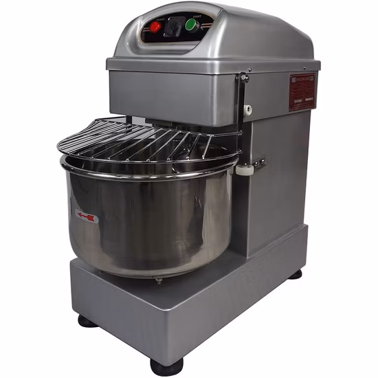 Equipamento de padaria Misturador de massa 12kg de farinha Misturador elétrico de massa em espiral 30L Máquina de amassar massa de pizza/Máquina de fazer pão/Eletrodomésticos de cozinha